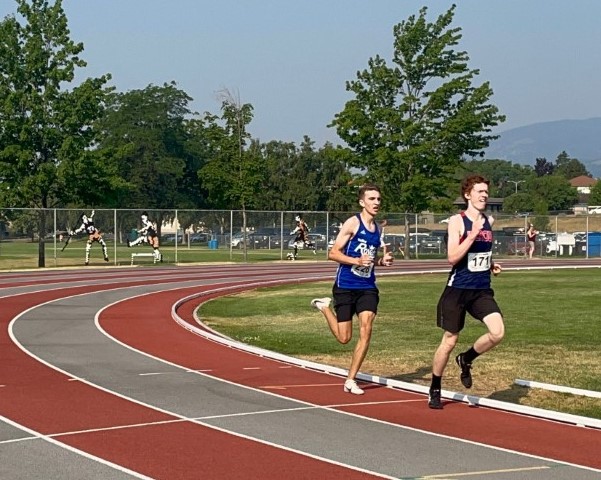 Valley Royals athletes at Kelowna Meet in June 2021.